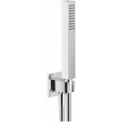 Nobili Rubinetteria Ad146/30 Set Doccetta Con Presa Acqua Quadra Cromo