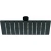 Soffione Doccia Modello Quadro Nero Opaco Tecom LSNR Nero Opaco - Q 300 X 300