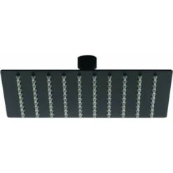 Soffione Doccia Modello Quadro Nero Opaco Tecom LSNR Nero Opaco - Q 300 X 300