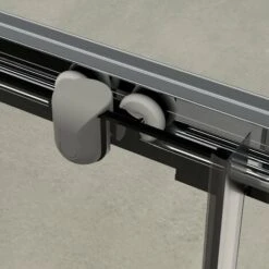 Box Doccia LISBONA Doppia Porta Scorrevole Semicircolare 80x80 Cm Altezza 190 Cm Cristallo 6 Mm -Hansgrohe Negozio 21466531 4