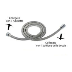 Tubo Flessibile Soffione Doccino Per Doccia Vasca Bagno 1,5mt In Acciaio Cromato 7 Tubo Flessibile Soffione Doccino Per Doccia Vasca Bagno 1,5mt In Acciaio Cromato -Hansgrohe Negozio 23361461 3