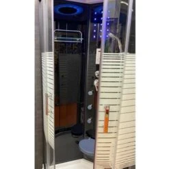 Cabina Doccia Idromassaggio, 80x80x220cm, Con Luci Colorate -Hansgrohe Negozio 23537368 3