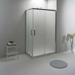 BOX DOCCIA ELITE ANGOLARE 70x120 CM SCORREVOLE OPACO -Hansgrohe Negozio 25793050 3