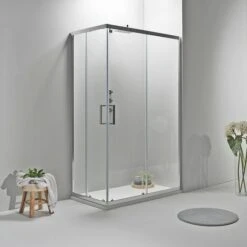 BOX DOCCIA ELITE ANGOLARE 70x90 CM SCORREVOLE TRASPARENTE -Hansgrohe Negozio 25793078 3