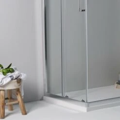 BOX DOCCIA ELITE ANGOLARE 80x100 CM SCORREVOLE TRASPARENTE -Hansgrohe Negozio 25793086 5