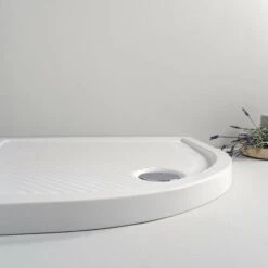 PIATTO DOCCIA AZZURRA FERDY 90x90 CM SEMICIRCOLARE BIANCO -Hansgrohe Negozio 25793493 3