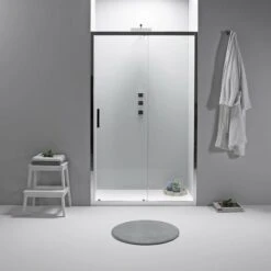 PORTA DOCCIA NICCHIA ELITE 120 CM SCORREVOLE TRASPARENTE