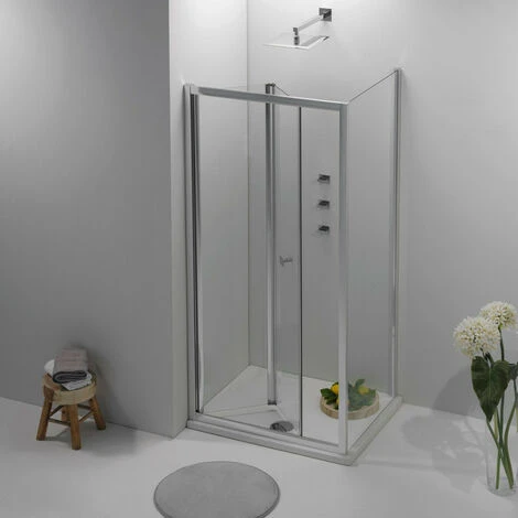 Elite Box Doccia 70x90 Cm Apertura A Libro Cristallo Trasparente 6 Mm 1 Elite Box Doccia 70x90 Cm Apertura A Libro Cristallo Trasparente 6 Mm
