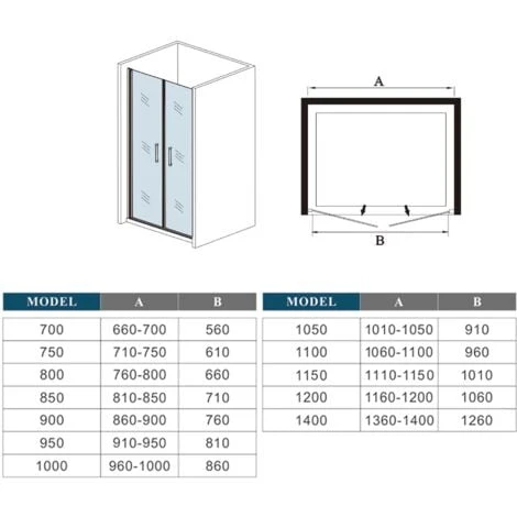 185 Cm Box Doccia Per Nicchia Porta Battente 2 Ante Saloon Cristallo Temperato 5 Mm Trasparente Profilo In Alluminio Processo Di Elettroforesi 70 Cm 5 185 Cm Box Doccia Per Nicchia Porta Battente 2 Ante Saloon Cristallo Temperato 5 Mm Trasparente Profilo In Alluminio Processo Di Elettroforesi 70 Cm - immagine 5