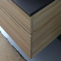 MOBILE BAGNO QUERCIA TOP LEGNO ANTRACITE LAVABO DA APPOGGIO TONDO SOLE 8 MOBILE BAGNO QUERCIA TOP LEGNO ANTRACITE LAVABO DA APPOGGIO TONDO SOLE -Hansgrohe Negozio 26802855 4