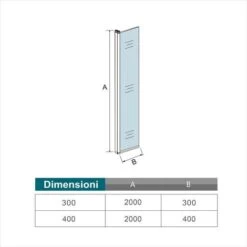 Paretina Mobile Per Walk In Parete Doccia 30x190cm Vetro Da 8 Mm Temperato Trasparente Anticalcare 9 Paretina Mobile Per Walk In Parete Doccia 30x190cm Vetro Da 8 Mm Temperato Trasparente Anticalcare -Hansgrohe Negozio 27812873 5