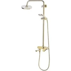 Set Doccia Miscelatore Oro Con Funzione Pioggia Glamour Moderno Gurara 9 Set Doccia Miscelatore Oro Con Funzione Pioggia Glamour Moderno Gurara -Hansgrohe Negozio 27820036 5