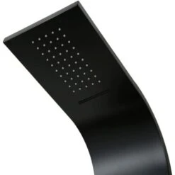 Ogomondo Colonna Doccia Night Nero Opaco 3 Getti Idro Lombari E Cascata H140xl20 Confezione 1 -Hansgrohe Negozio 27868093 3