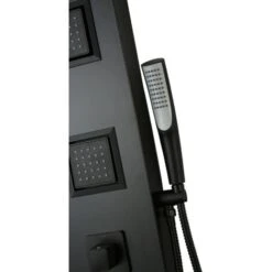 Ogomondo Colonna Doccia Night Nero Opaco 3 Getti Idro Lombari E Cascata H140xl20 Confezione 1 -Hansgrohe Negozio 27868093 4