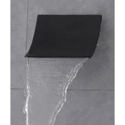 Cascade Pomme De Douche Et Système De Douche à Main Noir Solide -Hansgrohe Negozio 28355252 4