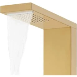 Sistema Di Pannelli Doccia In Acciaio Inossidabile 201 Oro VidaXL -Hansgrohe Negozio 28488317 5