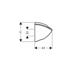 Hansgrohe Supporto Doccia Porter C, Cromo, 27521000 6 Hansgrohe Supporto Doccia Porter C, Cromo, 27521000 -Hansgrohe Negozio 28529519 3