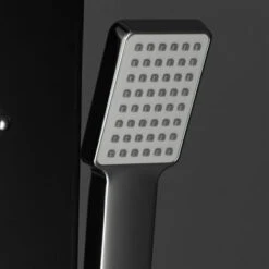 Pannello Colonna Doccia In Acciaio Con Miscelatore Idromassaggio Cascata Doccino Monticelli Colore: Nero 8 Pannello Colonna Doccia In Acciaio Con Miscelatore Idromassaggio Cascata Doccino Monticelli Colore: Nero -Hansgrohe Negozio 29544731 4