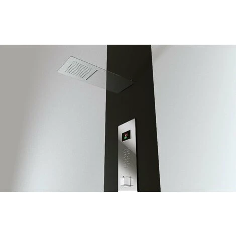 Kit Doccia A 4 Vie Con Idromassaggio E Cascata Acciaio Inox Da Incasso Fornito Completo 2 Kit Doccia A 4 Vie Con Idromassaggio E Cascata Acciaio Inox Da Incasso Fornito Completo - immagine 2