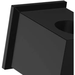 Supporto Doccia Quadrato Nero Opaco In Ottone -Hansgrohe Negozio 30351758 3