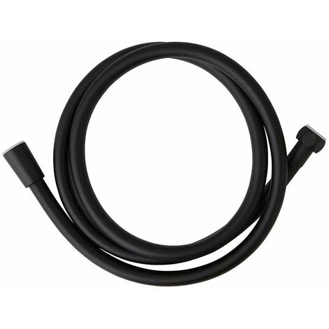 TUBO FLESSIBILE NERO OPACO PER ATTACCO DOCCETTA 150CM 1 TUBO FLESSIBILE NERO OPACO PER ATTACCO DOCCETTA 150CM