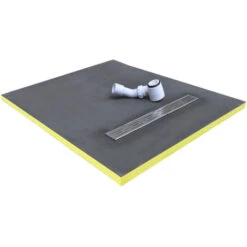 Pronto Per Affiancare Con Sifone + Griglia Inox Del Flusso Lineare Di Doccia Vassoio 120 X 90 X 3 Cm -Hansgrohe Negozio 31653565 3