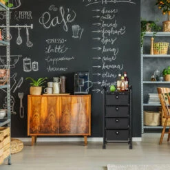 Relaxdays Carrellino Salvaspazio Con 4 Cassetti, Metallo & Plastica, Carrello Porta Trucchi Da Bagno, Multiuso, Bianco -Hansgrohe Negozio 31824664 3