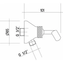 Kit Doccia Termostatico In Colore Cromo Gattoni Orta KT105/27C0.OLD Cromo -Hansgrohe Negozio 31853711 3