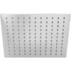 Soffione Doccia Slim Quadrato 30x30 Cm In Acciaio Cromato