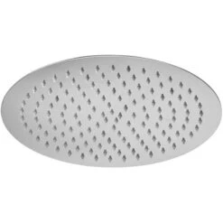Soffione Doccia Slim Tondo Diametro 20 Cm In Acciaio Cromato
