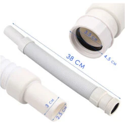 Tubo Antiodore Flessibile Deodorizzazione Acqua Lavello Scarico DGO-168 8 Tubo Antiodore Flessibile Deodorizzazione Acqua Lavello Scarico DGO-168 -Hansgrohe Negozio 32534347 4