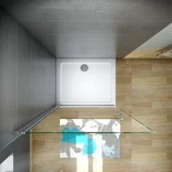 WALK IN Parete Doccia Movibile Girevole Verso Interno E Esterno 65x185 Cm In Cristallo 6 Mm Trasparente Temperato Anticalcare Telaio Cromato Lucido -Hansgrohe Negozio 32759105 4