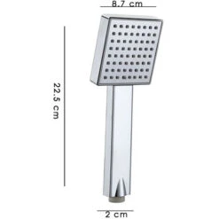 Soffione Doccia Bagno Quadrato Getto Fisso Effetto Pioggia Silver Bagno Moderno -Hansgrohe Negozio 32824926 4