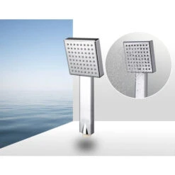 Soffione Doccia Bagno Quadrato Getto Fisso Effetto Pioggia Silver Bagno Moderno -Hansgrohe Negozio 32824926 5