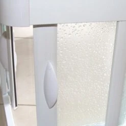 Box Doccia Scorrevole In Acrilico Mod. Venere H 185 70x70 Cm Con Apertura Centrale -Hansgrohe Negozio 3308618 3