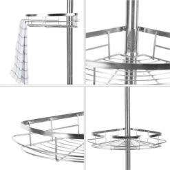 Mensola Doccia Telescopica In Acciaio Inox A 4 Ripiani Per Bagno Doccia 8 Mensola Doccia Telescopica In Acciaio Inox A 4 Ripiani Per Bagno Doccia -Hansgrohe Negozio 35183092 4