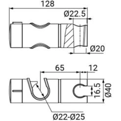Scorrevole Per Saliscendi In Abs -Hansgrohe Negozio 3609202 3