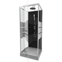 Doccia Quadrata Cab 70x70x225cm - Scratchy 70 -Hansgrohe Negozio 36406849 3