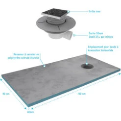 Cliente 160x90cm Scrubber Doccia Vassoio Cliente + Bond Bond - Piovoso -Hansgrohe Negozio 39299966 4