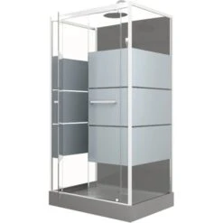 Cabina Doccia Rettangolare 110x80x225 Cm - Scratchy 110 -Hansgrohe Negozio 39300182 3