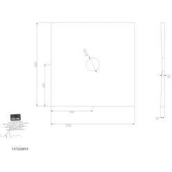 BAC Doccia Ricevitore Con Tavolo 90x90cm Screen Personalizzato Piovoso 90 Per Doccia Italiana -Hansgrohe Negozio 39652112 5