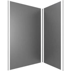 Pack Grey Pannelli A Parete - Alluminio Con Profilo Angolare E Finitura Anodizza Per Stuoia Nera -Hansgrohe Negozio 39811304 3