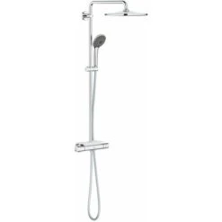 Grohe Vitalio Joy - Set Doccia 310 Termostatico A Parete E Mensola, Cromo 26401001