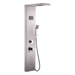 Pannello Colonna Doccia Miscelatore Soffione Cascata Doccino Rapolano Colore: Silver -Hansgrohe Negozio 42662722 4