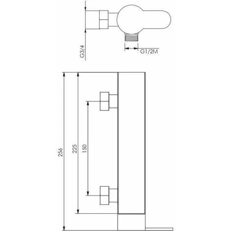 Set Miscelatore Esterno Doccia Completo Di Asta Saliscendi Damast 17753 Cromo - Meccanico 2 Set Miscelatore Esterno Doccia Completo Di Asta Saliscendi Damast 17753 Cromo - Meccanico - immagine 2