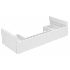 Mobile Base EDITION 400 PLANNING Con Apertura Sifone 1050 X 254 X 450 Mm Noce / Noce KEUCO