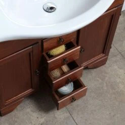 MOBILE ARREDO BAGNO IN ARTE POVERA DA 85 CM CON PENSILE -Hansgrohe Negozio 4491019 3
