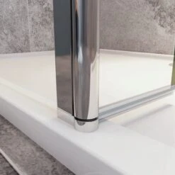 Doccia Walk In 100x190 Cm (Parete Fissa 70 Cm + Paretina 30 Cm) Vetro Temperato Trasparente Anticalcare 8 Mm Con Barra Stabilizzatrice 90 Cm Tagliabile 8 Doccia Walk In 100x190 Cm (Parete Fissa 70 Cm + Paretina 30 Cm) Vetro Temperato Trasparente Anticalcare 8 Mm Con Barra Stabilizzatrice 90 Cm Tagliabile -Hansgrohe Negozio 46314533 4