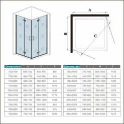 Box Doccia Angolare Due Porte Battente Alte 185 Cm Pieghevoli A Libro In Vetro Temperato 6 Mm Anticalcare 120x110 Cm 8 Box Doccia Angolare Due Porte Battente Alte 185 Cm Pieghevoli A Libro In Vetro Temperato 6 Mm Anticalcare 120x110 Cm -Hansgrohe Negozio 46314573 4