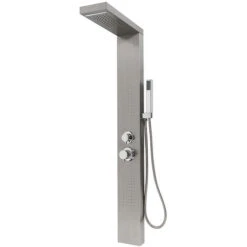 Pannello Colonna Doccia In Acciaio Inox, Funzioni Da Massaggi, Doccia A Pioggia E Doccetta 15x47x130cm -Hansgrohe Negozio 47300637 3